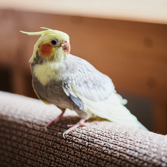 Cockatiel perched